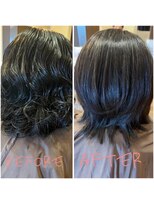 ルチア(Lucia)&nbsp;【髪質改善】ノンアルカリ縮毛矯正トステアトリートメント