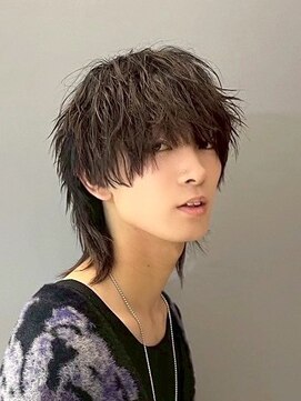 ワンズナゴヤ 名古屋栄店(ONE's NAGOYA) 韓国マッシュスペインカールスパイーキーショートブルーブラック