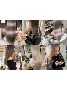 赤みを軽減して染めるから、外国人のような透け感カラーを実現◎思い通りの色にならなかった方も是非！