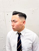 ヘアサロン エフ 渋谷(F)&nbsp;#スキンフェード#ハードパート#barber#barberstyle#メンズカット