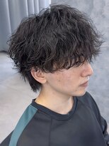 ネクスト 渋谷(NEXT) MEN’S HAIR/ブルーブラック/フェザーパーマ/渋谷