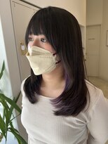 サラ ビューティー サイト 古賀店(SARA Beauty Sight)&nbsp;レイヤー/インナーカラー/ラベンダー/10代20代30代