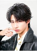 ニュアンスフェザーショートセンターパート