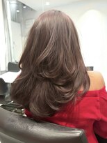 ロビー 表参道(ROBBY) ミディアムレイヤーカット/20代30代40代/顔周りカットワンカール