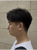 メンズ センターパート 毛流れパーマ メンズパーマ