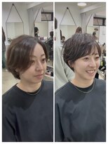 メモリーズ 表参道(Memories)&nbsp;ショートヘア/ボブ/可愛い丸み/簡単スタイリング/20代30代