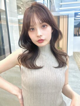 ロンドシエル 横浜(Lond ciel) オリーブグレー/レイヤーカット/黒髪/マロンベージュ/横浜