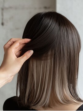 アース 相模大野店(EARTH) 大人可愛い◎透明感インナーカラー×レイヤーボブ