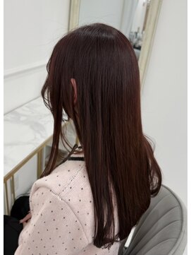 ヘアー ラウンジ シエル(Hair Lounge le Ciel) 【大人かわいい】艶感たっぷりピンクブラウン