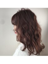 リアン(Lien)&nbsp;上品な大人めカラー！シークレットハイライトにピンクベージュ♪