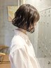 【RENA指名限定】カット+コテ巻き風パーマ+ 補修トリートメント