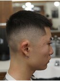 クロップカットスキンフェードカットシェービング吉祥寺理容室