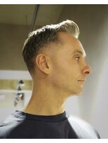 ダウズバーバーショップ 渋谷(dau's barber shop) サイドパート 理容室 バーバー リクルート ビジネスヘア 短髪