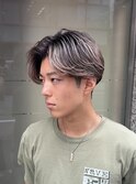 メンズバレイヤージュ　ホワイトベージュ　TAIGA