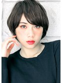 ☆ ネイビーグレージュ× 毛束感 ☆ 外国人風short style