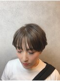 マッシュハンサムショート