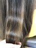 【広がる髪対策】カット＋髪質改善トリートメント付きイルミナカラー　¥18000