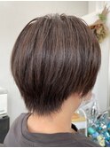 襟足スッキリ大人キレイなショートボブ 30代40代50代