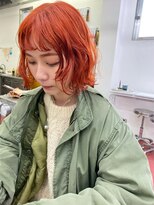 フィン(fin,)&nbsp;fin,/くびれヘア/似合わせカット/デザインカラー/ツートンカラー