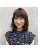 大人可愛い20代30代40代ふわボブ