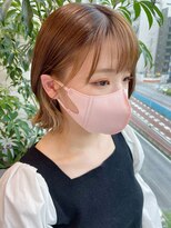 グーフィートーキョー 銀座(Goofy Tokyo)&nbsp;イヤリングカラー/耳周りのインナーカラー/ベージュonベージュ