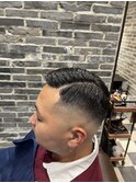 スキンフェード/サイドパート/バーバー<理容室>[メンズ/御徒町]