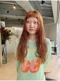 【加藤青空】夏お勧め！ブリーチなしの明るめオレンジカラー