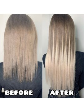 ボアップ(boappu) ＃プルエクステ＃エクステ＃エアストレート＃髪質改善＃ブリーチ