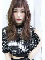 リル 西宮(LiL') 【LiL'西宮】眉上バング_愛されセミロング_毛先パーマ★