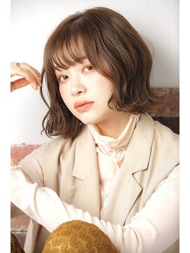 リノナ(Linona) ☆小顔効果カット インナーカラー グレーベージュ 髪質改善 韓国