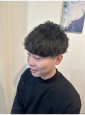 20代30代メンズスパイラルパーマ