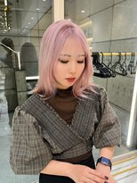 ゼスト フィーノ(ZEST fino) ブリーチ2回で作るホワイトピンクカラー 【立川】