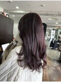 ブリーチ無しチェリーレッド