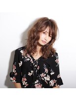 アディクト イースト 東陽町東口(addict EAST)&nbsp;韓国ヨシンモリ風ゆるふわパーマ＿ブラウン＿ロング［東陽町］