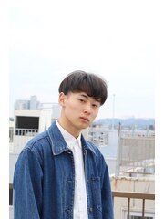 MEN'S  HAIR ラウンドマッシュ