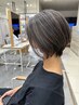 【白髪をおしゃれに☆】 白髪ぼかしハイライト+シールドTR　￥13750