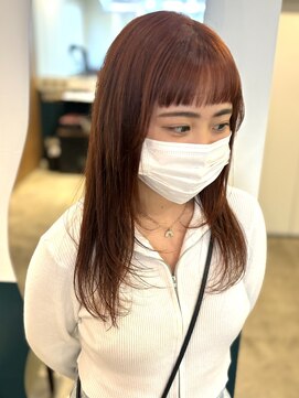 ヘアーブレイス(hair brace) オレンジ×レイヤー