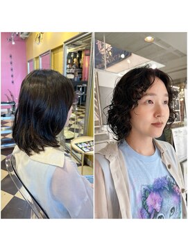 ステップボーンカット トーキョー(STEP BONE CUT TOKYO) 【ステップボーンカット】ウルフパーマ/パーマ