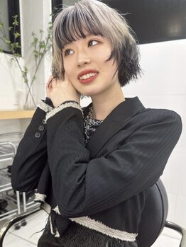 アフェクションカナヤマ(AffECTION kanayama)の写真/【金山徒歩4分】人気の外国人風カラー、デザインカラーもお任せ！オトナ女子に馴染むデザインカラー◎