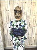 プロが着つけする、着崩れしない浴衣の着付けとヘアセット