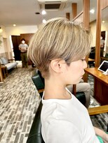 ビーチ ヘア メイク 綱島店(BEACH hair make)&nbsp;ハイトーンショート