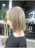 西区新町美容室★roots★白髪ぼかし★ミルクティーベージュ