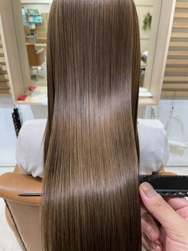 質感再生縮毛矯正 プレミアムトリートメントで髪質改善/自由が丘