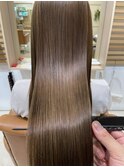 質感再生縮毛矯正 プレミアムトリートメントで髪質改善/自由が丘