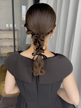 カイコヘアーアンドアートスタジオ(kaiko hair&art studio) ナチュラルローポニー