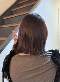 ブリーチなしカシスカラー