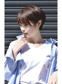 ショートカット×ひし形ショートボブ×前髪あり20代30代40代