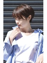 ウィローズ(WILLOW'S)&nbsp;ショートカット×ひし形ショートボブ×前髪あり20代30代40代