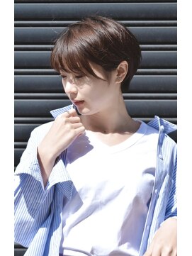 ウィローズ(WILLOW'S) ショートカット×ひし形ショートボブ×前髪あり20代30代40代