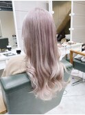 ミルクティーグレーベージュ透明感カラー ダブルカラー